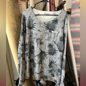 Scotch & Soda oversized collar longsleeve shirt L